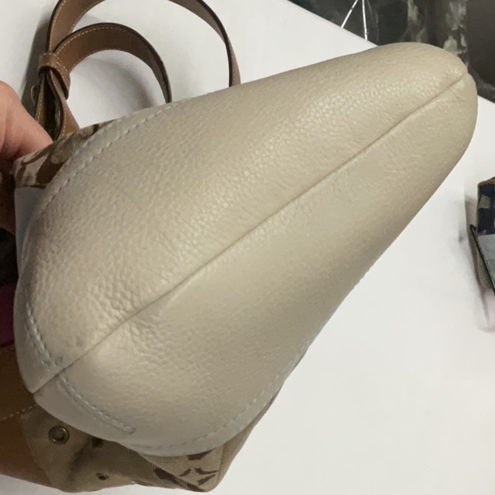 Coach Y2K 🤎💙 Multicolor Shoulder Bag W/Patchwork Design EUC - Picture 5 of 11